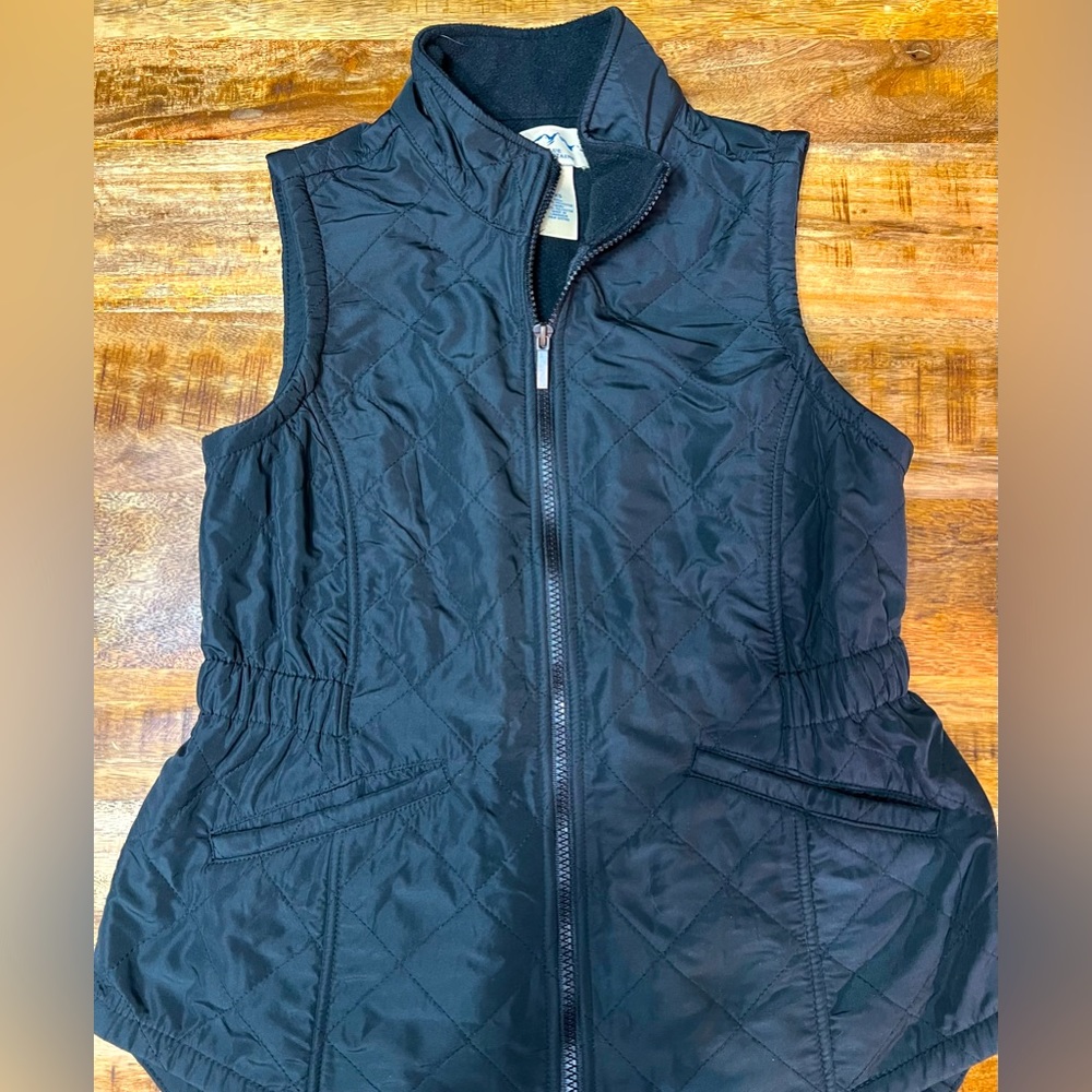 Blue Mountain fleece lined vest XS